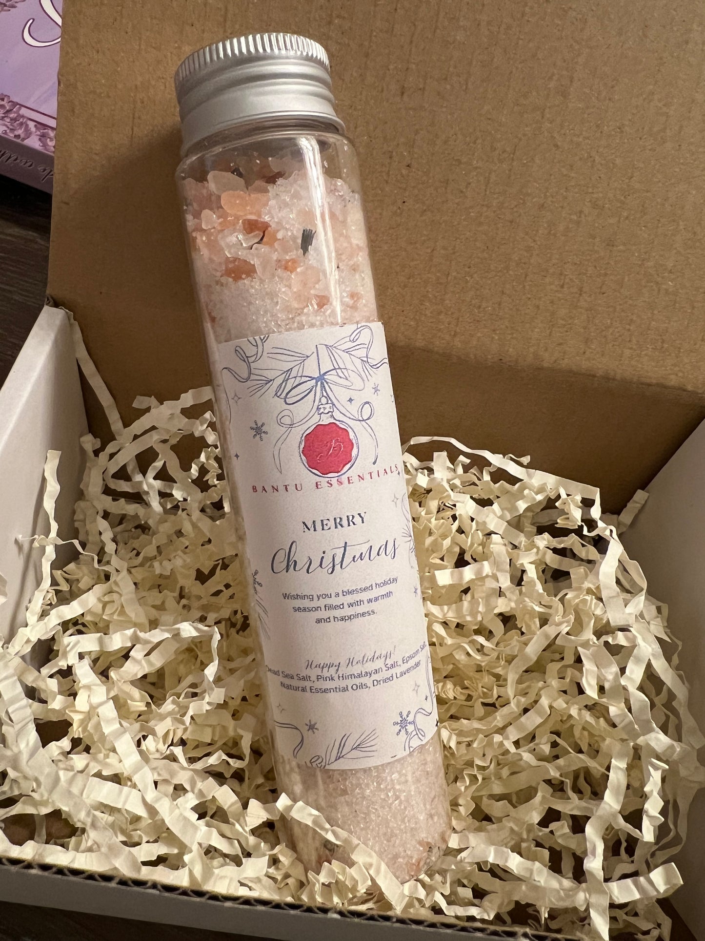 Holiday Themed Bath salts