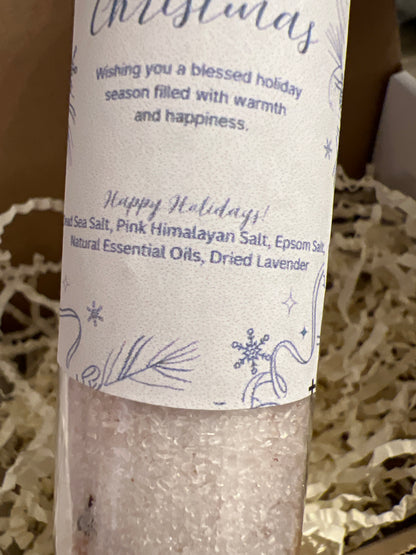Holiday Themed Bath salts